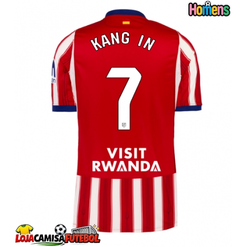 Camisa de Futebol Atletico Madrid Lee Kang-in #7 Equipamento Principal 2026-27 Manga Curta